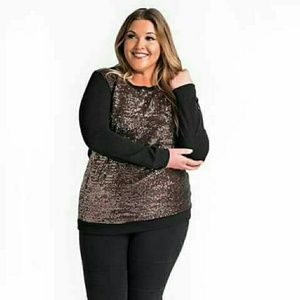 Curvy Glimmer of Hope Tunic